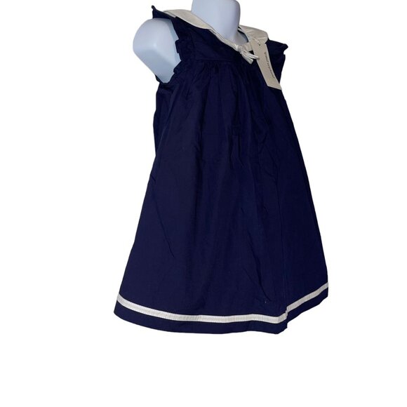 NWT Pumpkin Patch Sailor Dress Baby Girls 12 18 Months Sleeveless Diaper Cover - Picture 4 of 10